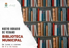 La biblioteca comienza con el horario de verano