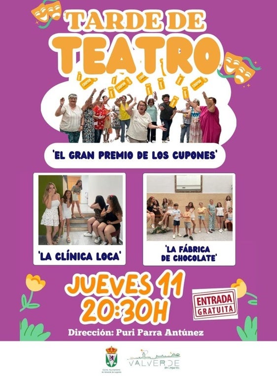 Este jueves, tarde de teatro en la Casa de la Cultura