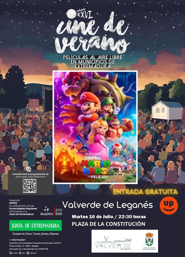 Esta noche, 'Super Mario Bross' en la segunda sesión del cine de verano