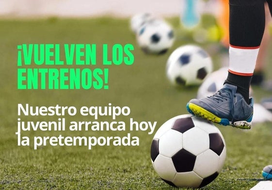 El equipo juvenil del Racing CP Valverdeño comienza esta tarde los entrenamientos