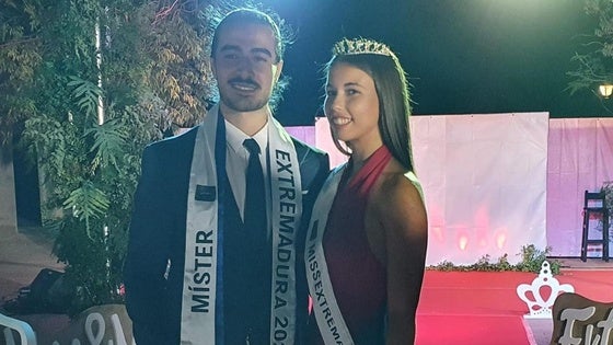 Celia Torvisco y Ángel Vila, Miss y Míster Embajadores de la Moda de Extremadura