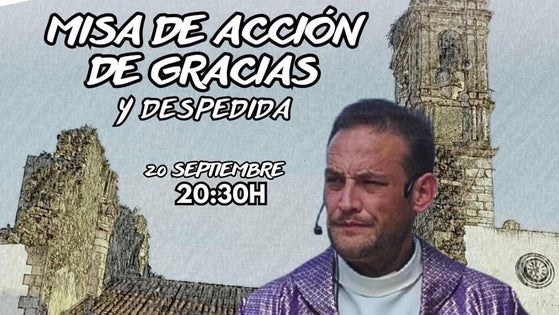 A las 20.30 horas, misa de Acción de Gracias y Despedida de José María Sánchez Hernández