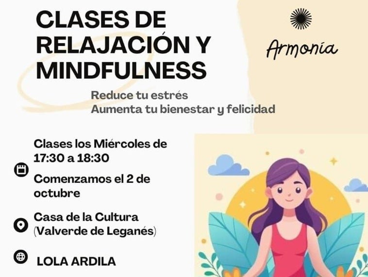 Las clases de mindfulness comienzan el próximo 2 de octubre