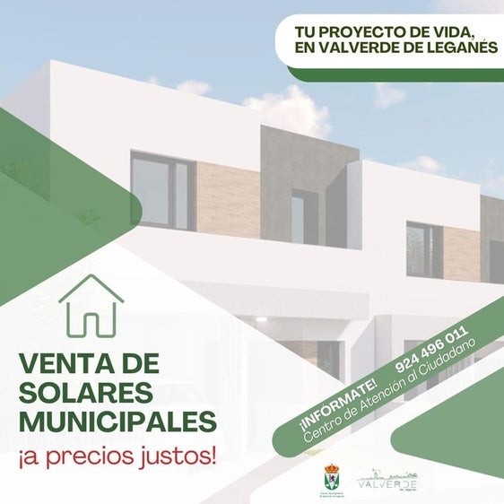 Hay disponibles terrenos municipales a precios asequibles
