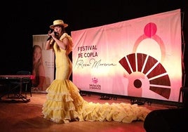 Naiala Narciso durante su concierto