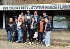 En el instituto participante en el intercambio, el Widukind-Gymnasium