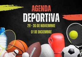 Agenda deportiva del fin de semana