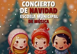 A las 19.30 horas es el Concierto de Navidad de la Escuela Municipal de Música