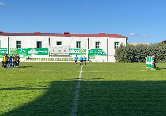 Minuto de silencio previo al partido