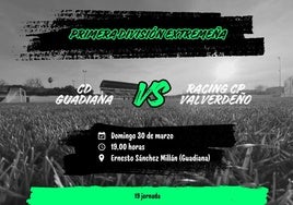 El Racing disputa su partido aplazado en Guadiana esta tarde