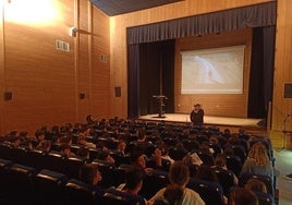 Durante la charla