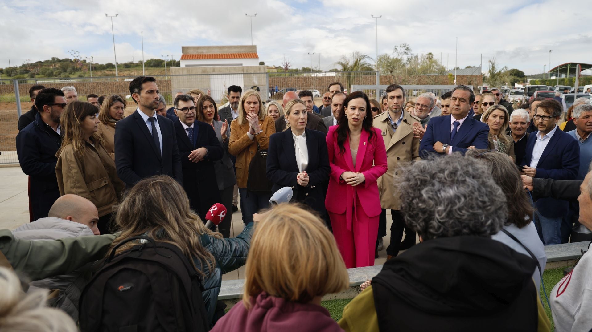 Manifestación de los vecinos de Olivenza