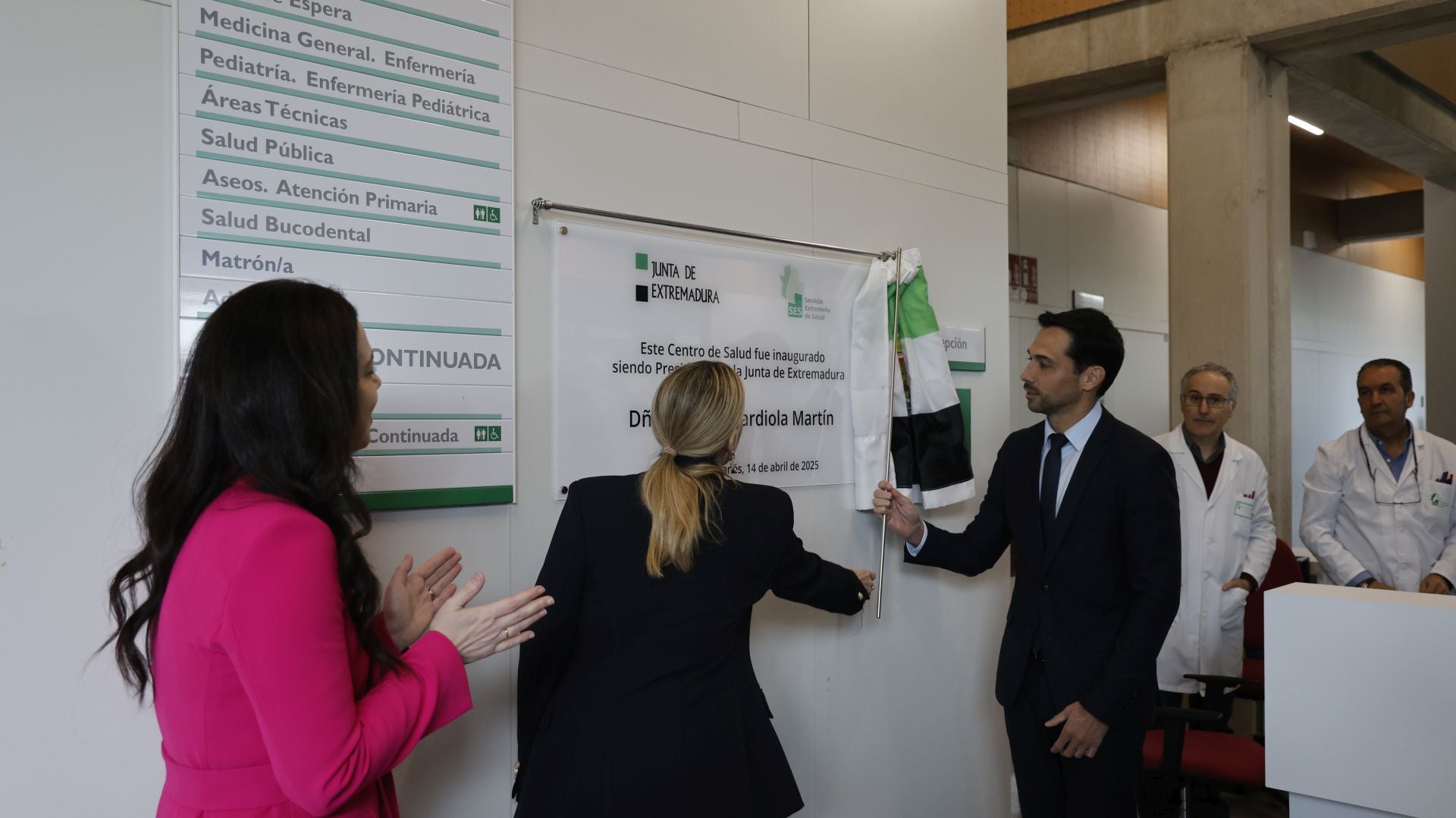 Inauguración del Centro de Salud
