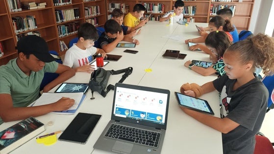 Los pequeños aprenden sobre nuevas tecnologías