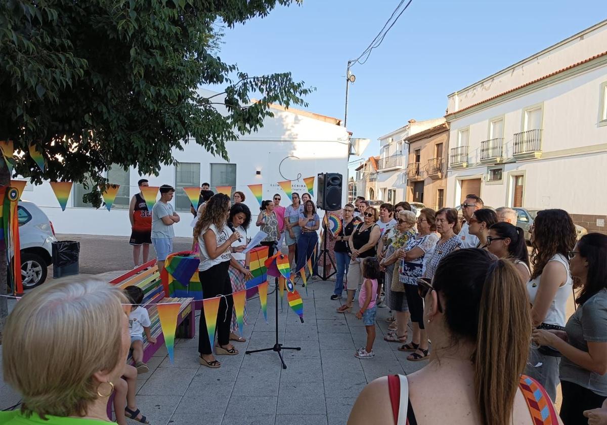 Durante el acto