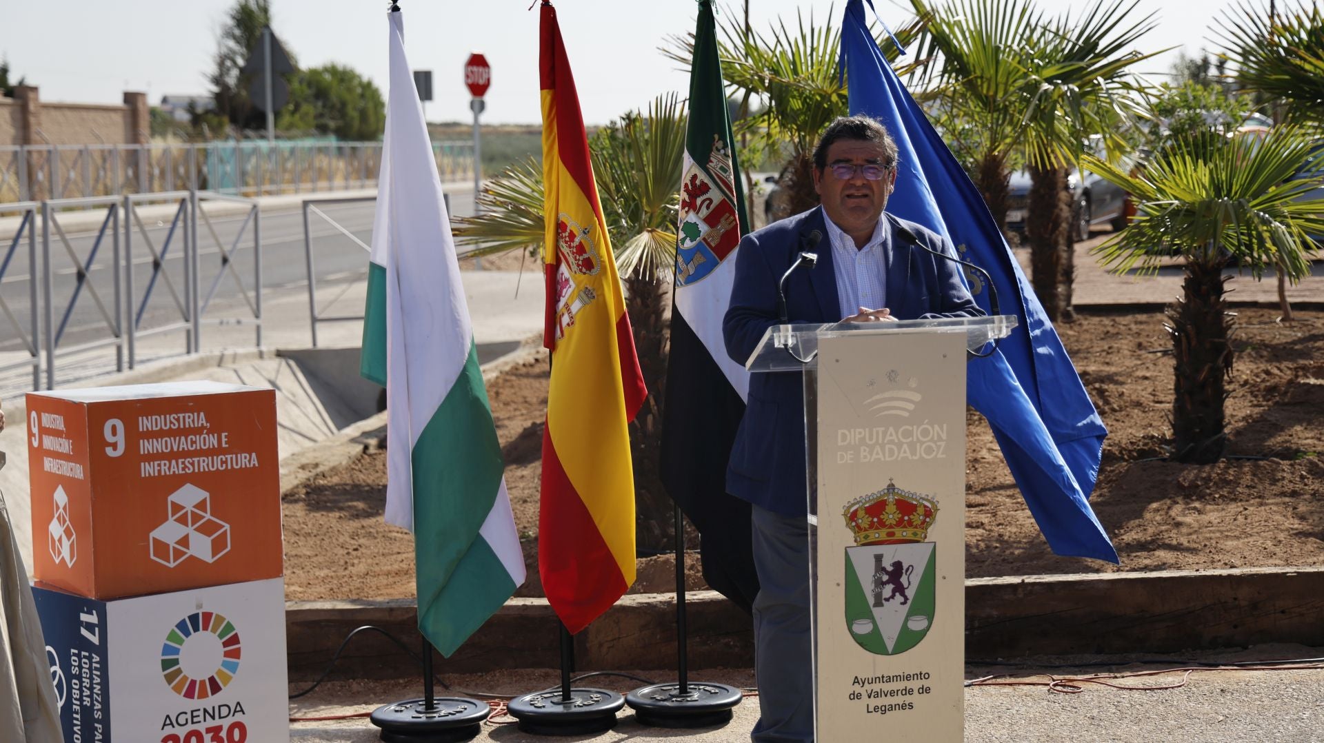 Inauguración de la Carretera BA-006