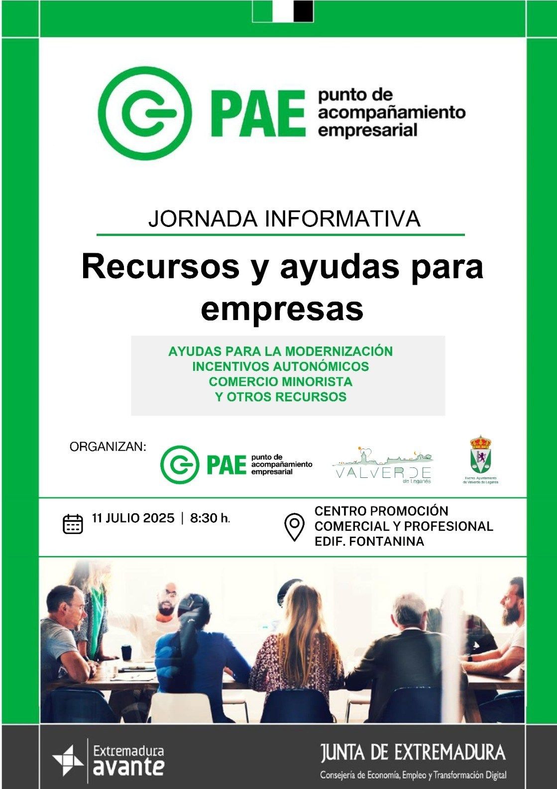 Este viernes hay una jornada informativa para empresarios y emprendedores