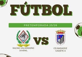 El juvenil del Racing juega su primer encuentro de pretemporada esta tarde