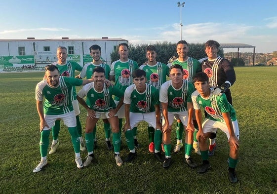 Equipo titular en el último partido de pretemporada