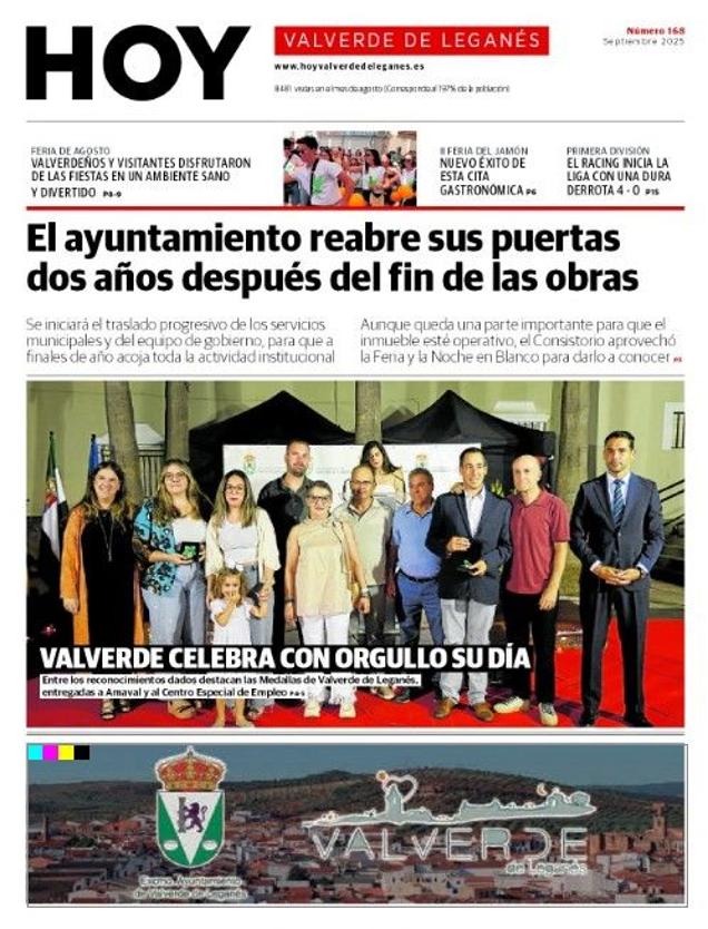 Publicada la edición 168 de HOY Valverde de Leganés