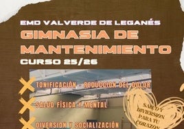 El 1 de octubre comienzan las clases de gimnasia de mantenimiento