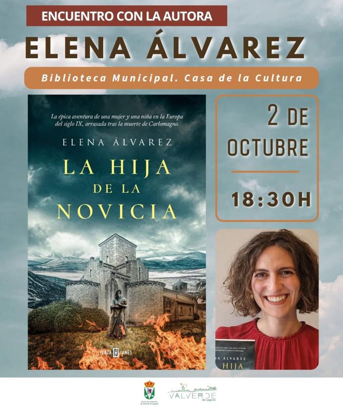 La escritora Elena Álvarez participará en un encuentro en la biblioteca