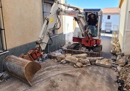 Durante los trabajos