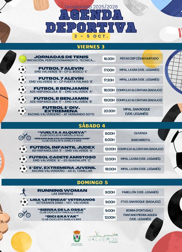 Actividades deportivas para el fin de semana