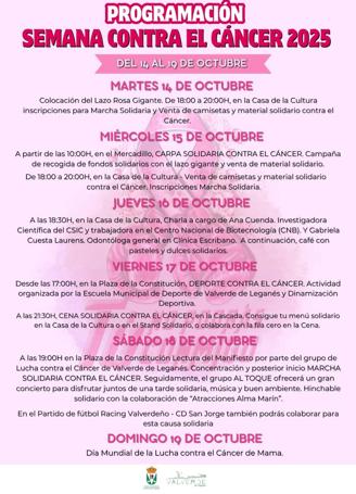 Programa de actividades