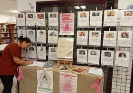 Visitando la exposición