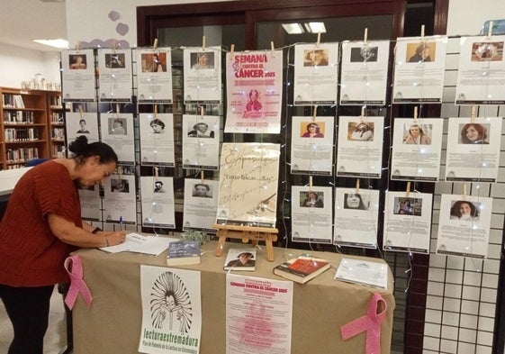 Visitando la exposición