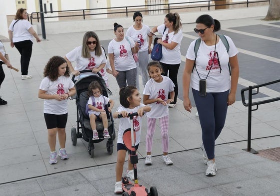 Inicio de la marcha solidaria