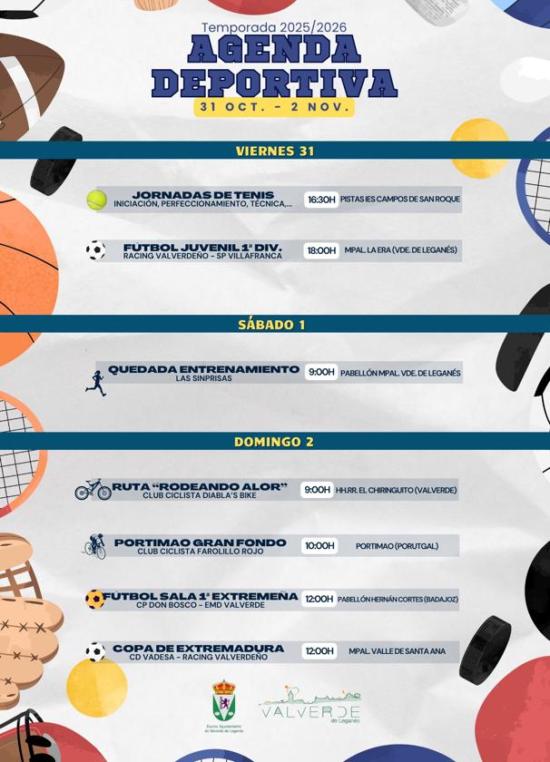 Actividades deportivas para el fin de semana