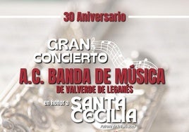 La Asociación Cultural Banda de Música organiza su tradicional concierto de Santa Cecilia