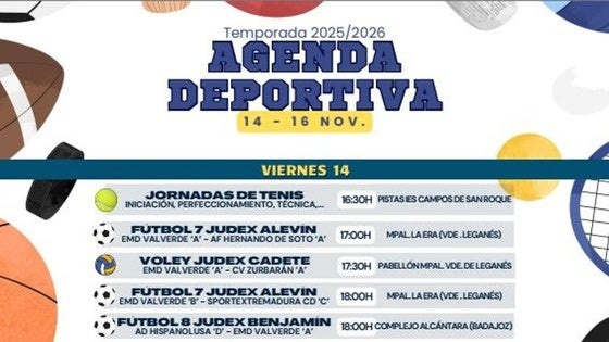 Actividades deportivas para el fin de semana