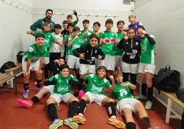 Los infantiles celebran el triunfo