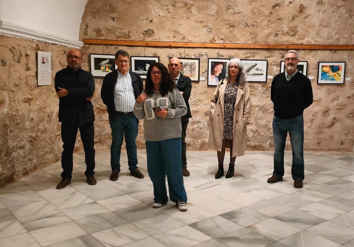 Durante la presentación de la exposición