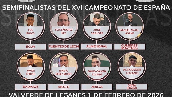 Valverde acogerá las semifinales del campeonato de España de Cortadores de Jamón