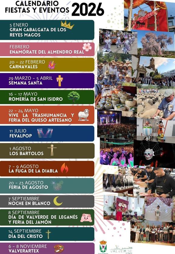 Presentado el calendario de eventos para el próximo año 2026