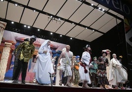 Actuación de Los Escusaos en el pasado Carnaval