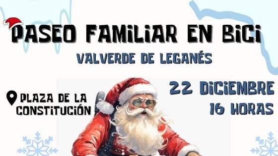 Esta tarde se celebra el paseo navideño en bicicleta