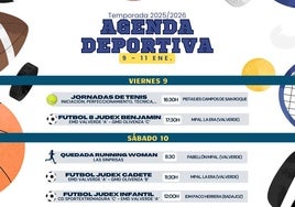 Agenda deportiva del fin de semana en Valverde de Leganés