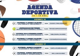 Agenda deportiva del fin de semana en Valverde de Leganés