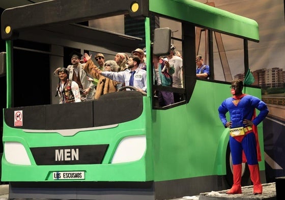 Durante la actuación de Los Esusaos