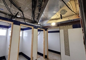 Obras en el antiguo centro de salud