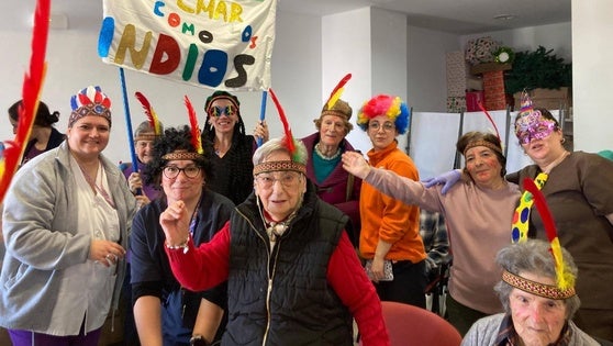Los usuarios del Centro Residencial también viven el Carnaval