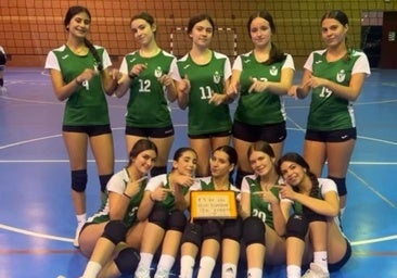 Celebración de las cadetes