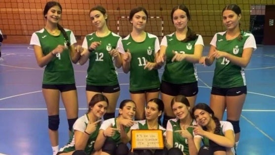 Doble victoria para los equipos de voleibol