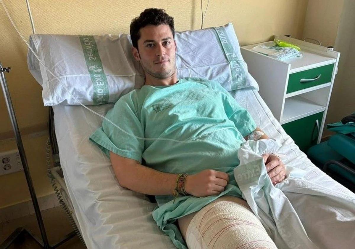 Juan Luis Moreno tras su operación