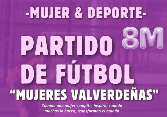 Este sábado tendrá lugar el partido de fútbol 'Mujeres Valverdeñas'